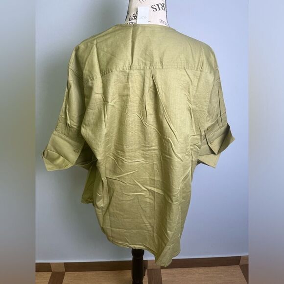 J.Crew Bib button-up shirt in herringbone twill NWT Size S - Picture 3 of 9